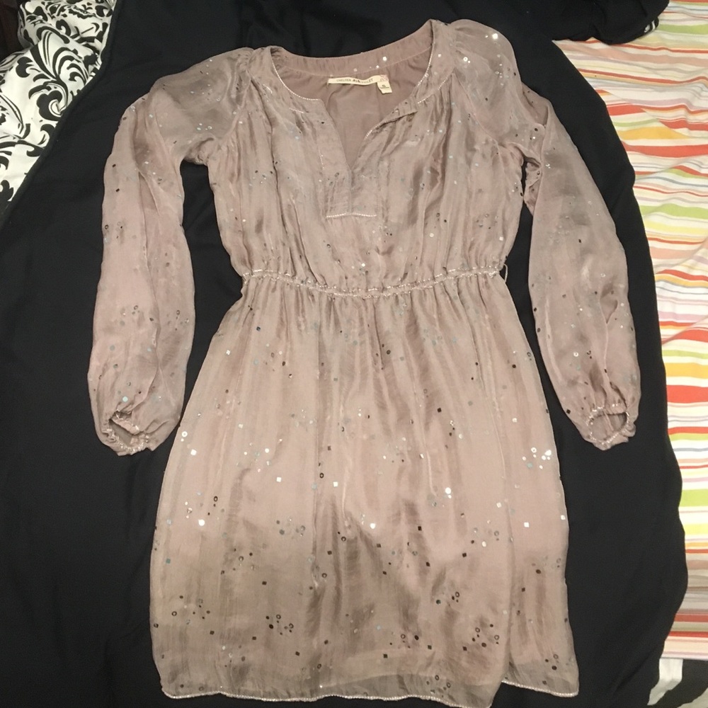 Lilac/Brown sparkle dress